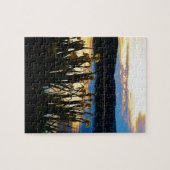 イエローアイリスアットレイクアローワードショア ジグソーパズル (横)