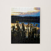 イエローアイリスアットレイクアローワードショア ジグソーパズル (縦)