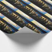 イエローアイリスアットレイクアローワードショア ラッピングペーパー (角)