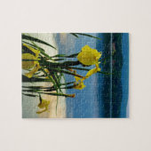 イエローアイリスアットレイクショア ジグソーパズル (横)