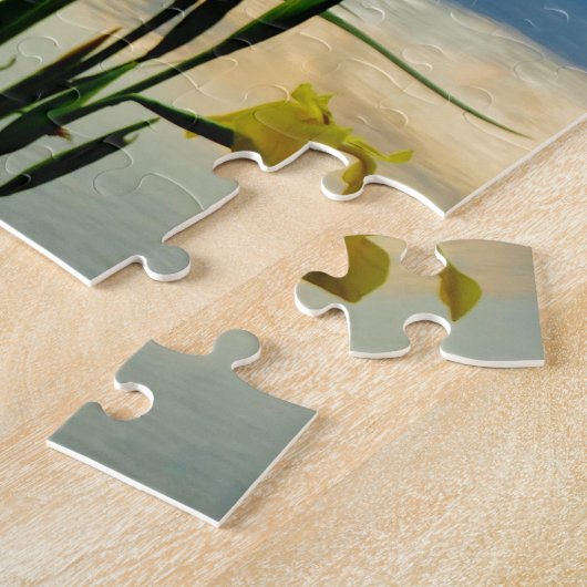 イエローアイリスアットレイクショア ジグソーパズル (側面)