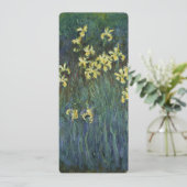 イエローアイリスバイクロードモネヴィンテージファインアート (スタンド正面)