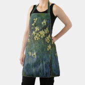 イエローアイリスバイクロードモネヴィンテージファインアート エプロン (インサイチュ)