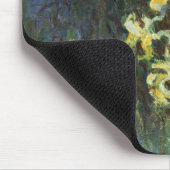 イエローアイリスバイクロードモネヴィンテージファインアート マウスパッド (コーナー)