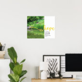 イエローアイリス詩篇62:5 Hope Poster ポスター (ホームオフィス)