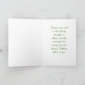 イエローアイリス誕生日カスタマイズ- カード (内部)