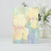 イエローアイリス サンキューカード (スタンド正面)