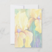 イエローアイリス サンキューカード (裏面)