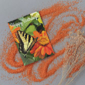 イエローアゲハチョウバタフライオンフラワー誕生日 カード