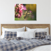 イエローアゲハチョウバタフライキャンバス キャンバスプリント (インサイチュ (寝室))