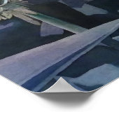 イエローアゲハチョウバタフライコンフロアーアート18x24 ポスター (角)