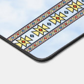 イエローアゲハチョウバタフライブルースカイパーソナライズされた デスクマット (コーナー)