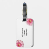 イエローアゲハチョウバタフライラゲッジタグ ラゲッジタグ (裏面縦)