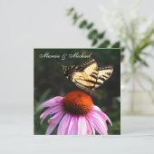 イエローアゲハチョウ蝶の招待 招待状 (スタンド正面)