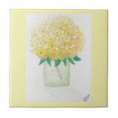 イエローアジサイ タイル (正面)