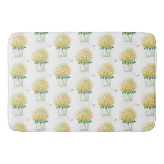 イエローアジサイ バスマット (正面)