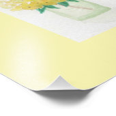 イエローアジサイ フォトプリント            (角)