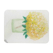 イエローアジサイ マグネット (横)