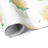 イエローアジサイ ラッピングペーパー (ロールコーナー)