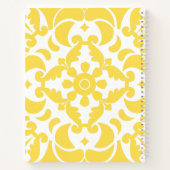 イエローアズレヨスポルトガル地中海のレシピ ノートブック (裏面)