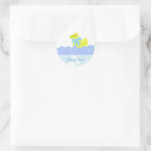 イエローアヒルありがとう ラウンドシール (バッグ)