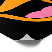 イエローアヒル顔ハロウィーン動物の子供用コスチューム ポスター (角)