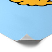 イエローアフロユニコーン ポスター (角)