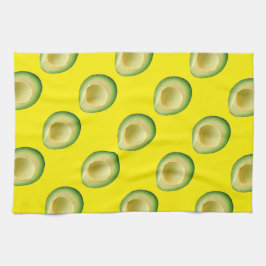 イエローアボカドスグリーングアカモレ4キキ キッチンタオル