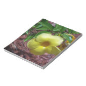 イエローアラマンダ花 ノートパッド (回転)