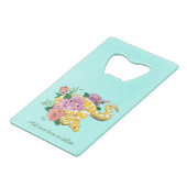 イエローアルビノボールパイソン クレジットカード栓抜き (正面アングル)