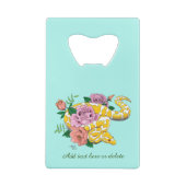 イエローアルビノボールパイソン クレジットカード栓抜き (裏面)