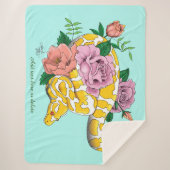 イエローアルビノボールパイソン シェルパブランケット (正面)