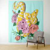 イエローアルビノボールパイソン タペストリー (インサイチュ)