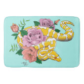 イエローアルビノボールパイソン バスマット (正面)