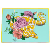 イエローアルビノボールパイソン ラージペーパーバッグ (正面)