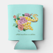 イエローアルビノボールパイソン 缶クーラー (裏面)