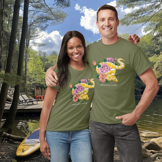 イエローアルビノボールパイソン Tシャツ