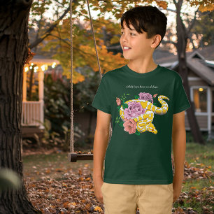 イエローアルビノボールパイソン Tシャツ