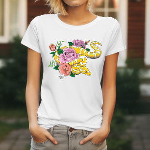 イエローアルビノボールパイソン Tシャツ