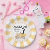 イエローアンダー建築誕生日紙プレート ペーパープレート (パーティー)