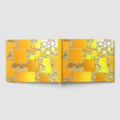 イエローアンドオレンジスクエアドゲストブック ゲストブック (全面)