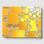 イエローアンドオレンジスクエアドゲストブック ゲストブック (裏面)