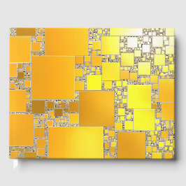 イエローアンドオレンジスクエアドゲストブック ゲストブック