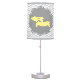 イエローアンドグレーダッシュント子供部屋ホームオフィスランプ