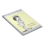 イエローアンドグレーベビーシャワーゲストブック ノートブック (右側)
