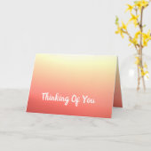 イエローアンドピーチ カード (黄色い花)