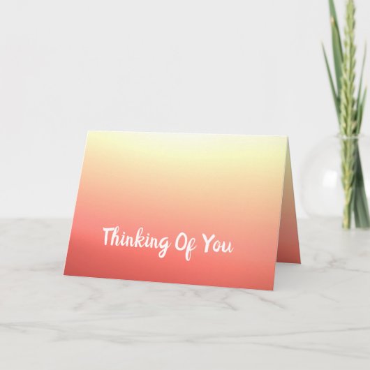 イエローアンドピーチ カード (正面)