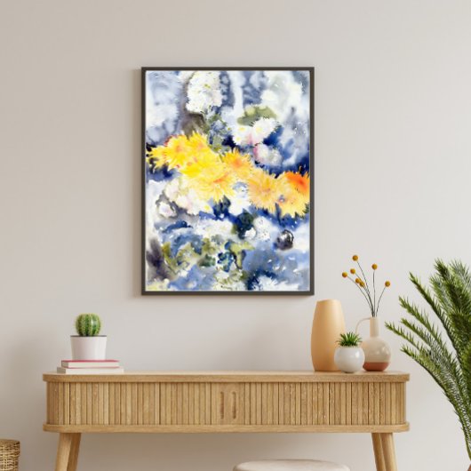 イエローアンドブルーバイシャルルデムース ポスター