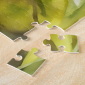 イエローアンドホワイトオランダアイリスアートパズル ジグソーパズル (側面)