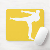 イエローアンバー武術アート マウスパッド (マウス)
